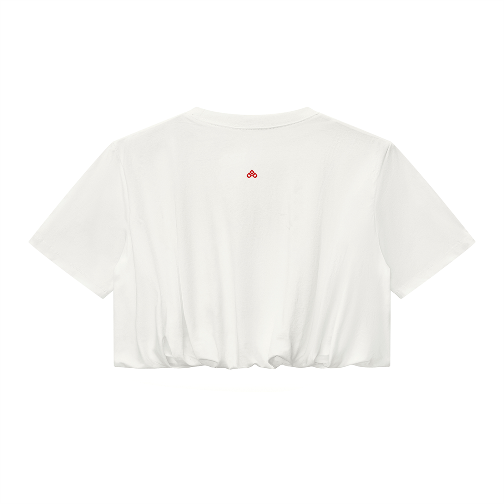 HARD Ruched Cropped Top