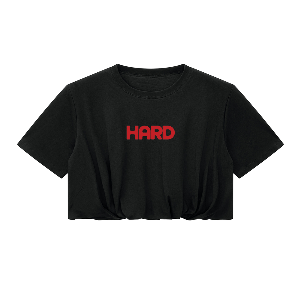 HARD Ruched Cropped Top