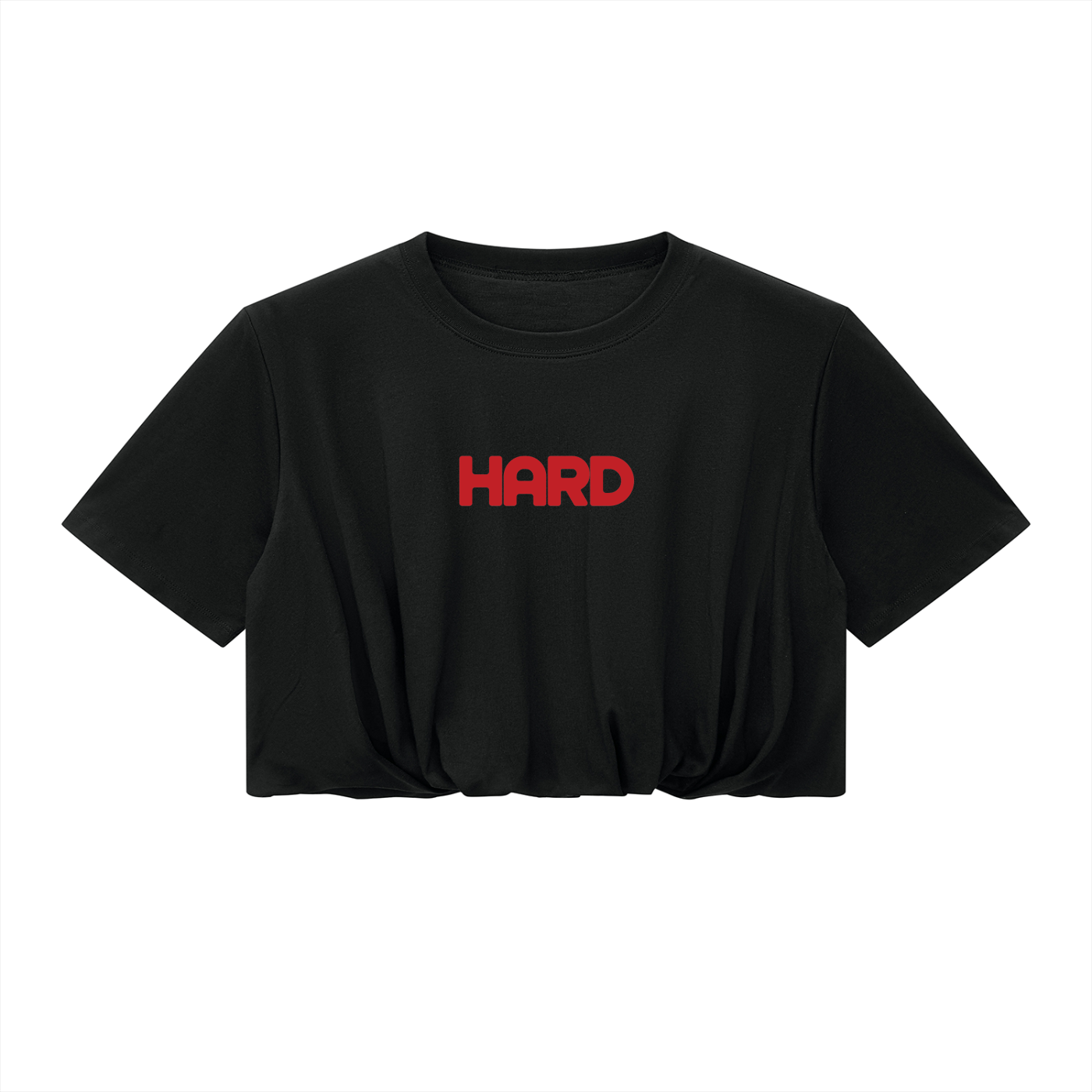 HARD Ruched Cropped Top