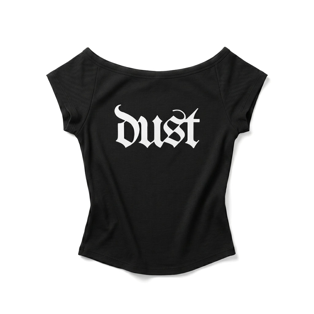 Wide Neck Logo Top