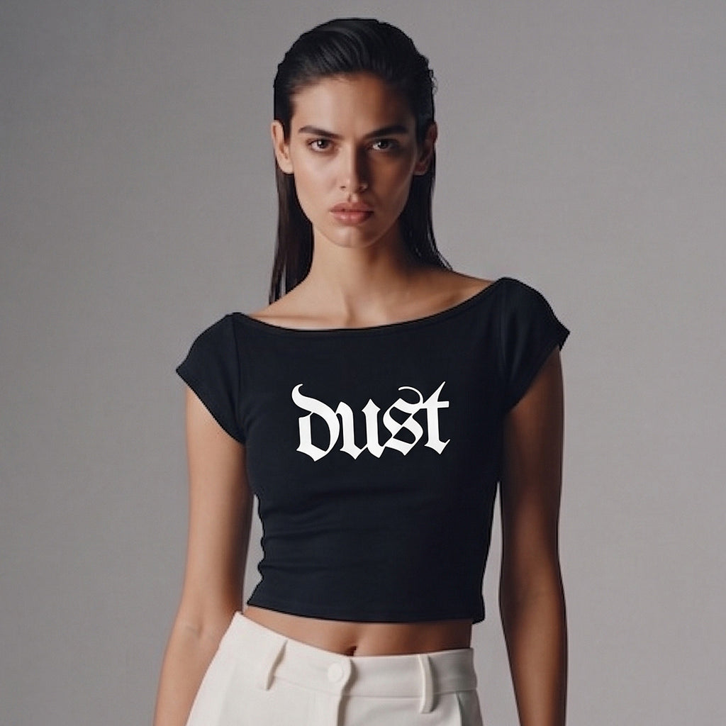 Wide Neck Logo Top
