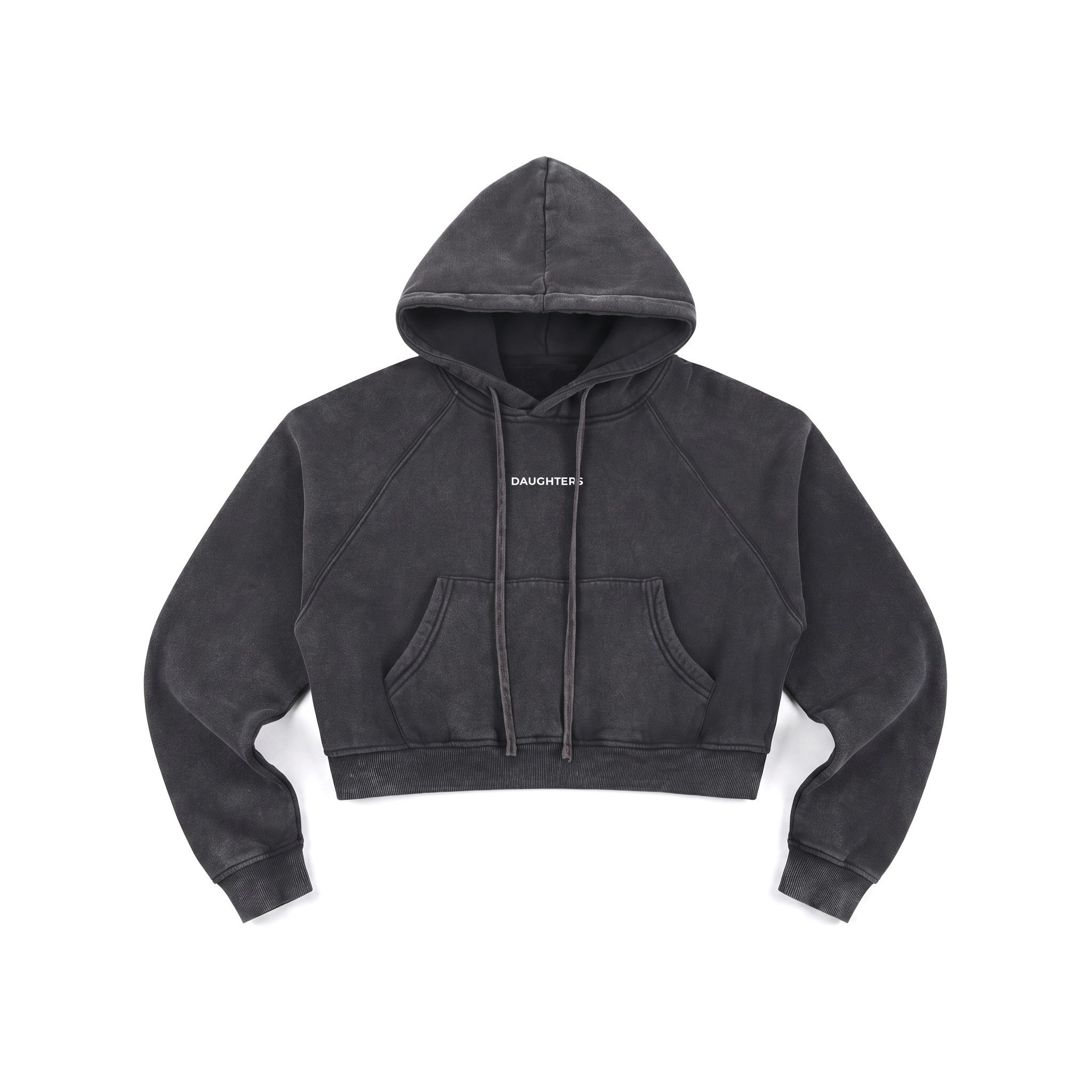 Cropped Bleeding Rose Hoodie