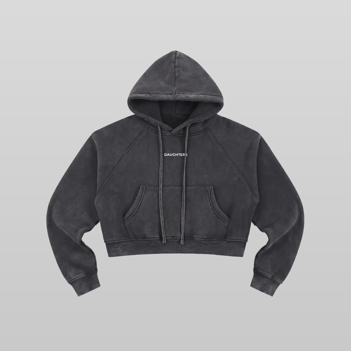 Cropped Bleeding Rose Hoodie