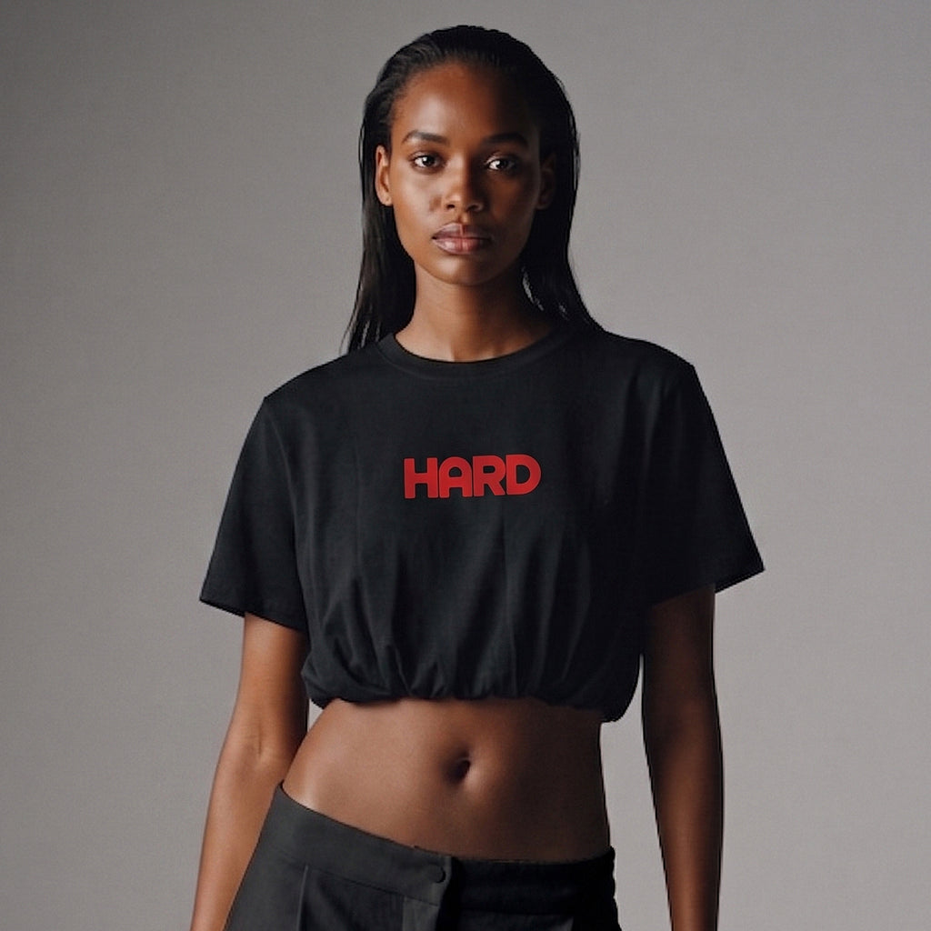 HARD Ruched Cropped Top