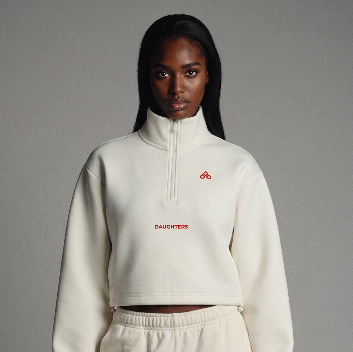 HARD Mock-Neck Quarter-Zip