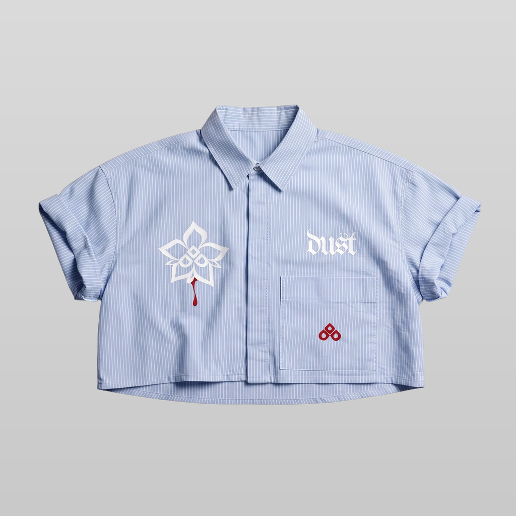 Bleeding Rose Button Down