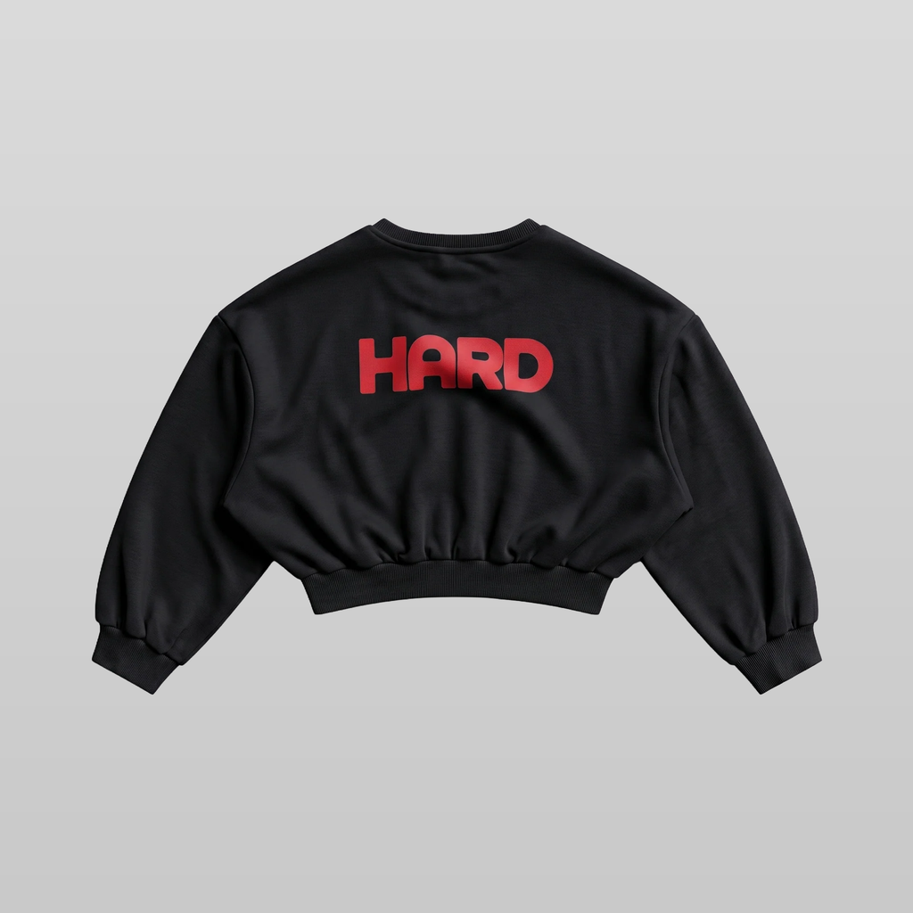 HARD Cropped Sweatshirt