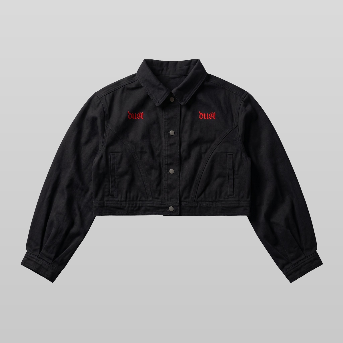 Crop Logo Denim Jacket