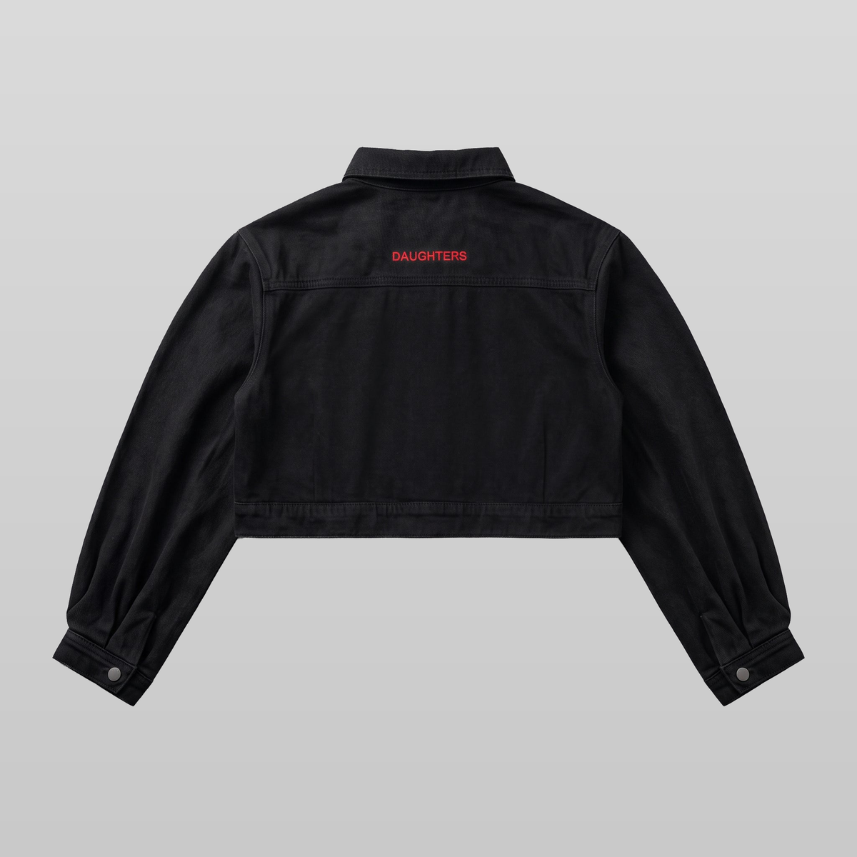 Crop Logo Denim Jacket