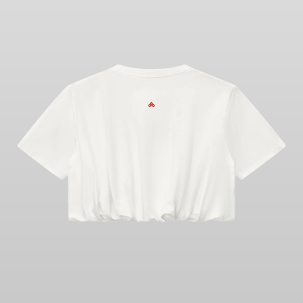 HARD Ruched Cropped Top
