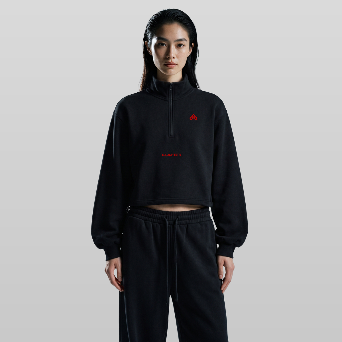 HARD Mock-Neck Quarter-Zip
