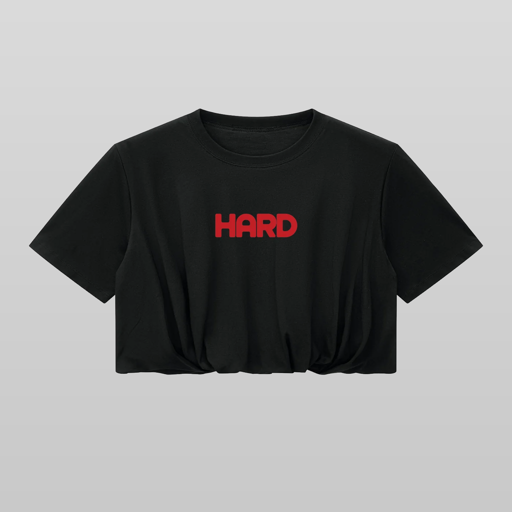 HARD Ruched Cropped Top