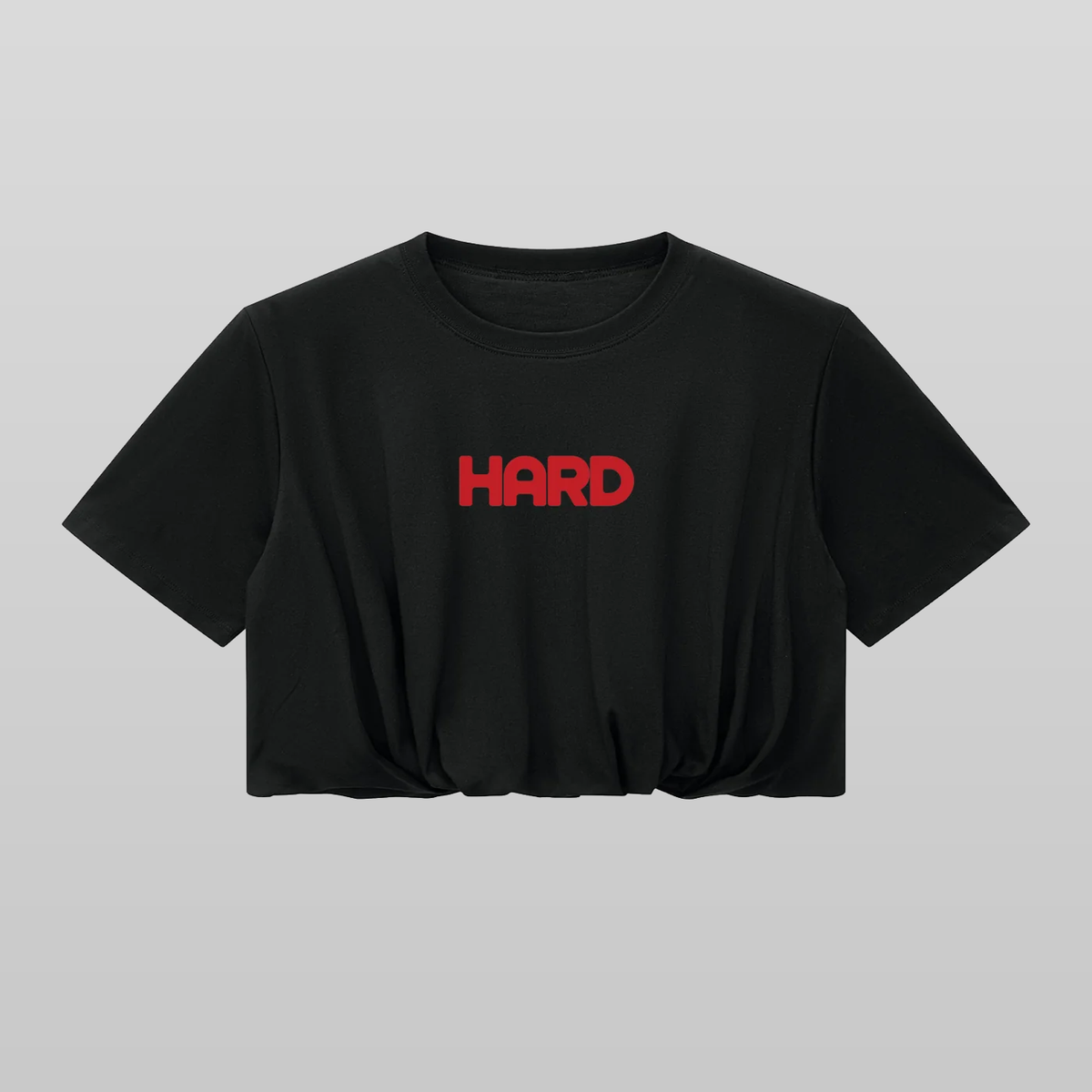 HARD Ruched Cropped Top
