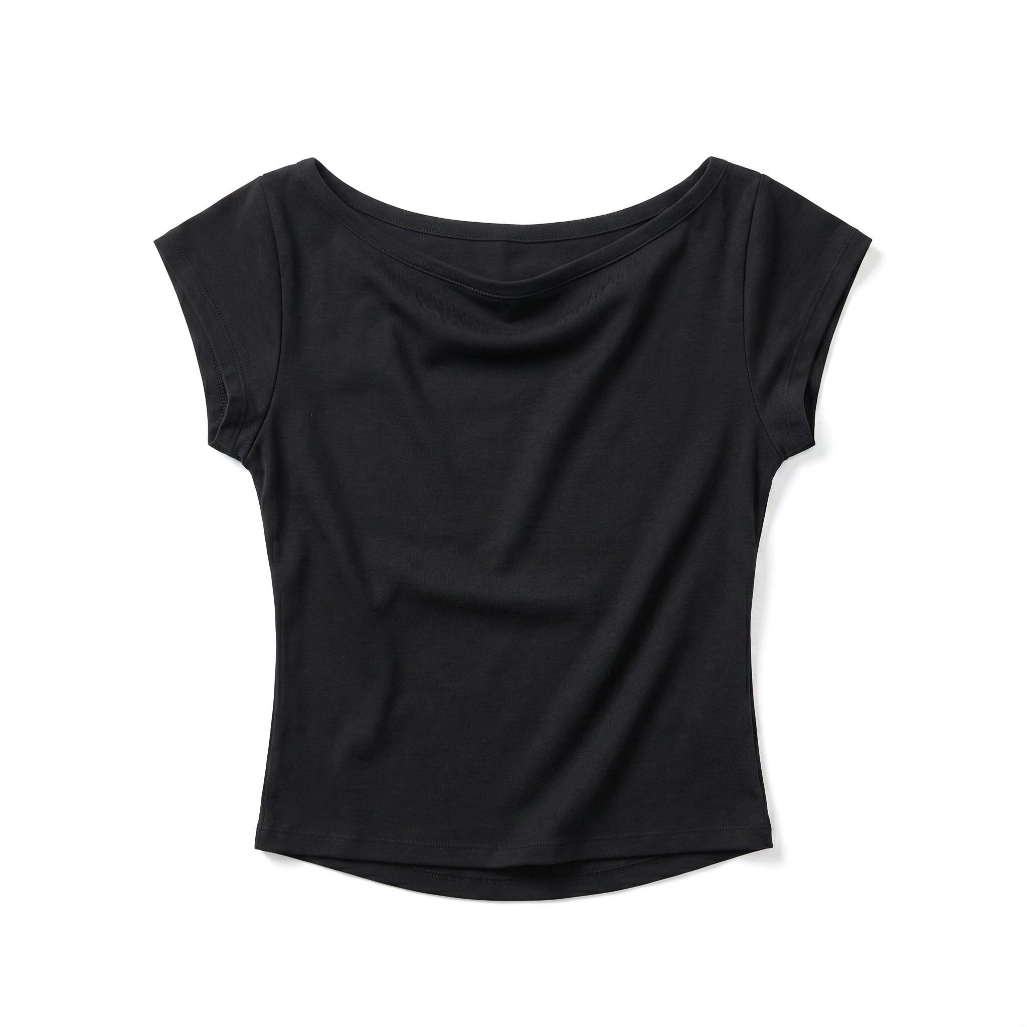 Wide Neck Logo Top