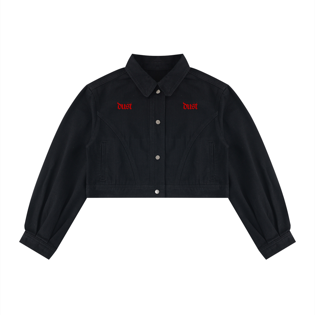 Crop Logo Denim Jacket