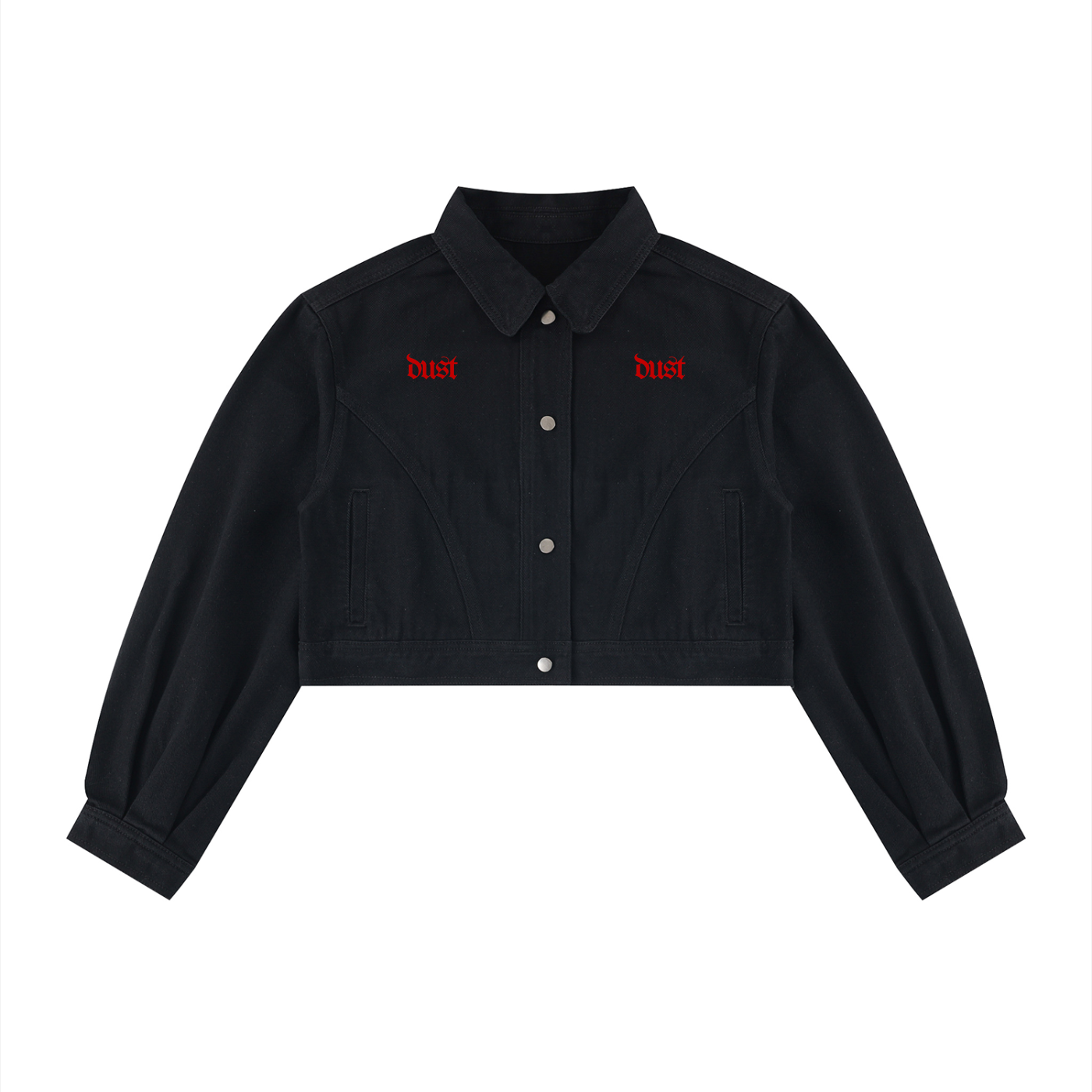 Crop Logo Denim Jacket